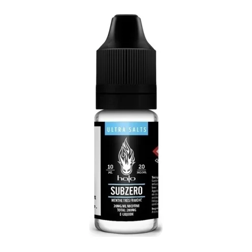 E-liquide Subzero Ultra Salts de Halo
