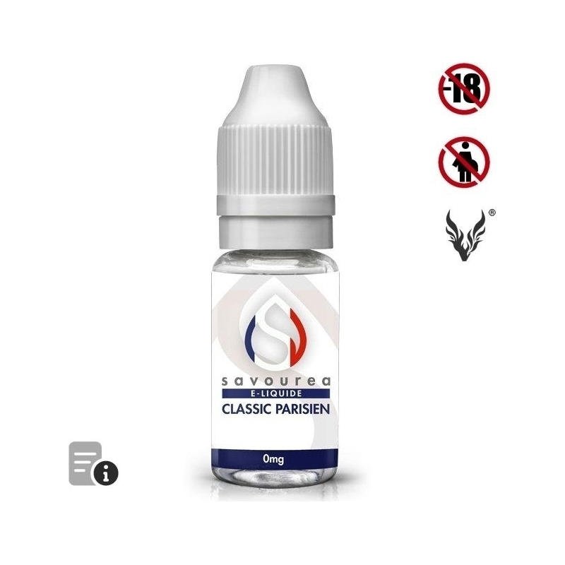 E-liquide Classic Parisien de Savourea