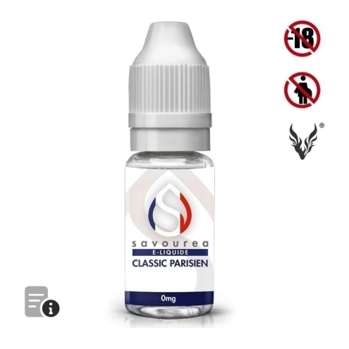 E-liquide Classic Parisien de Savourea E-liquide Classic Parisien de Savourea