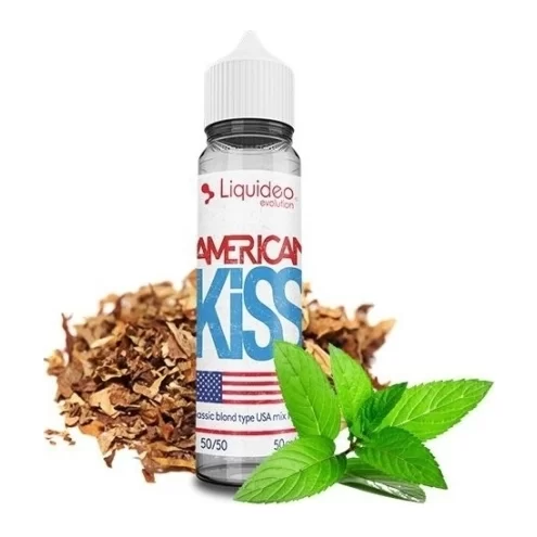 E-liquide American Kiss 50ml de Liquideo Evolution